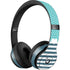 Polka Dots and Stripes Heart in Blue Beats Solo 3 Wireless Skin